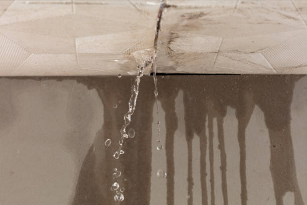 Professional Flood Damage Cleanup technician working in Ennis, TX